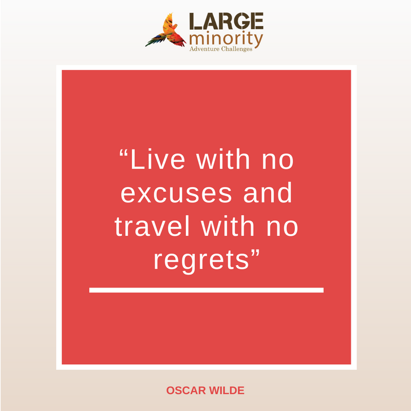 LARGEminority's tweet photo. For life and travel, we all must follow our path without making excuses and we should never live with regrets.🚞

So go out and travel and take a challenge.💪

#LargeMinority #travelchallenge #traveladventure https://t.co/y7nBilPUVk