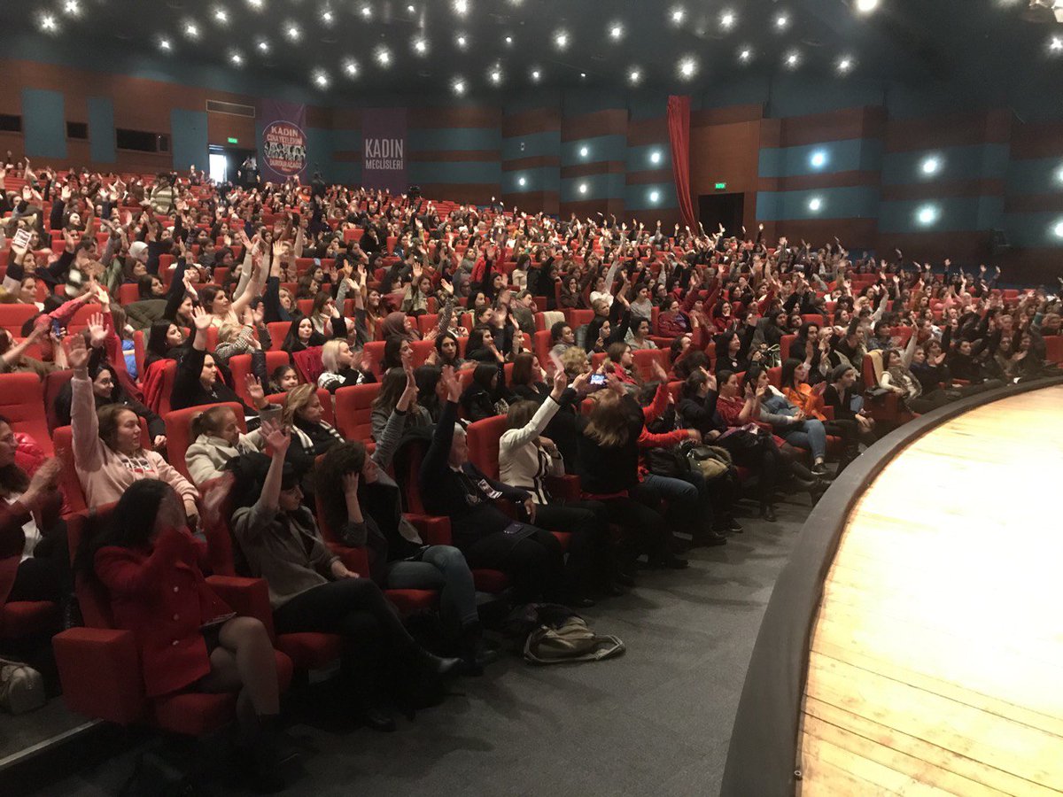 Bugün kadınlar olarak #AslaYalnızYürümeyeceksin diyerek gelecek adına adımlarımızı hep birlikte konuşup oyladık. Bu dönemde atılan bu büyük adım için bizi bulusturanlara selam olsun. 💪