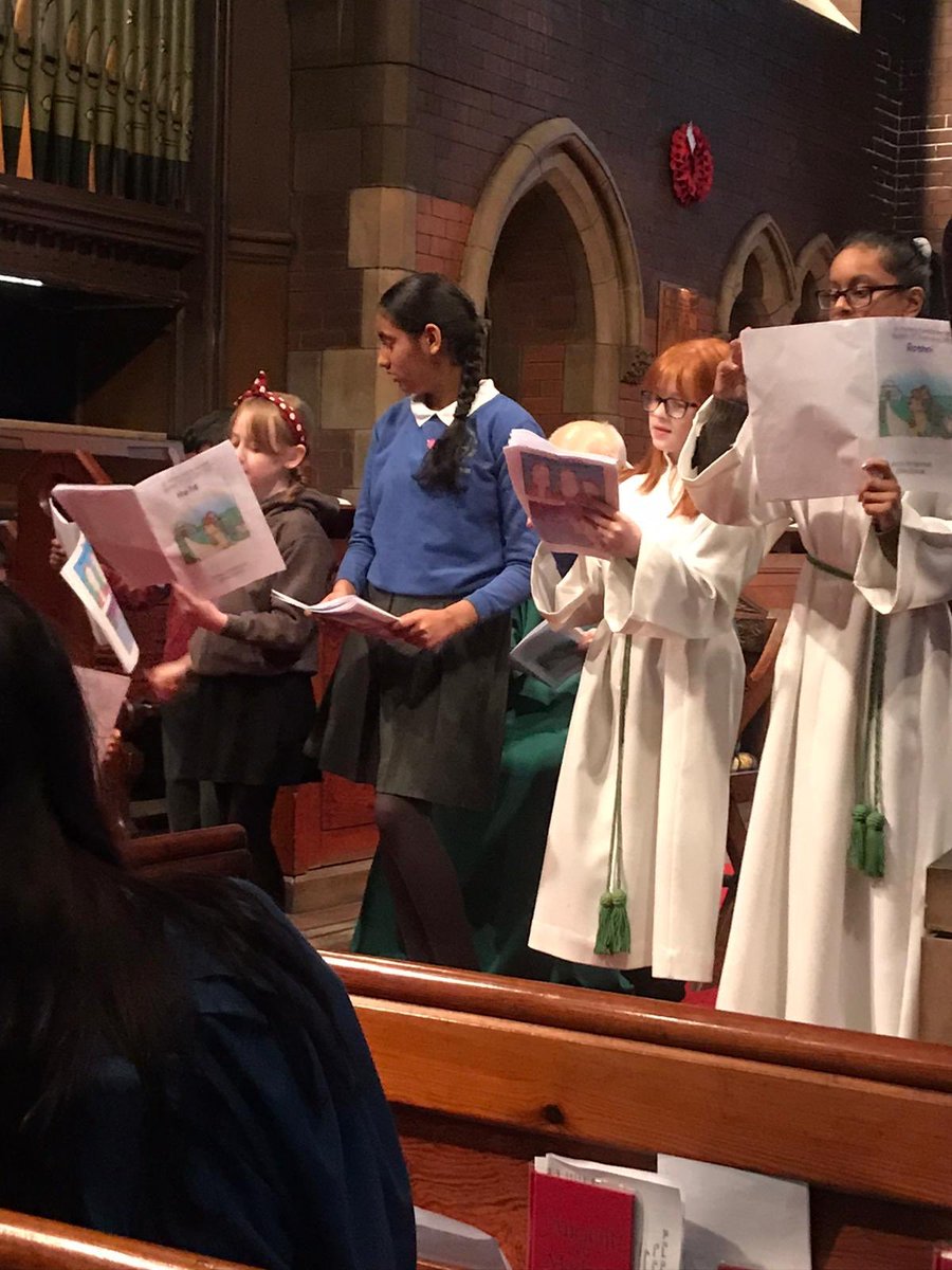 Mrs_Pilling's tweet photo. Well done to children from Bishop Bridgeman leading the family service at St Philip’s. #loveandtheprodigalson https://t.co/WKtIhq0T7J