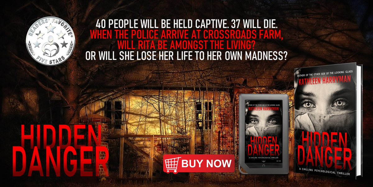 #NEWRELEASE!
A psychological #thriller you won't forget.
📌 getbook.at/hiddendanger
When the police arrive at Crossroads Farm, will Rita be amongst the living?
Or will she lose her life to her own madness?

#FREE #Kindleunlimited 
#suspense #mustread #Kindle
#BookBoost
#IARTG