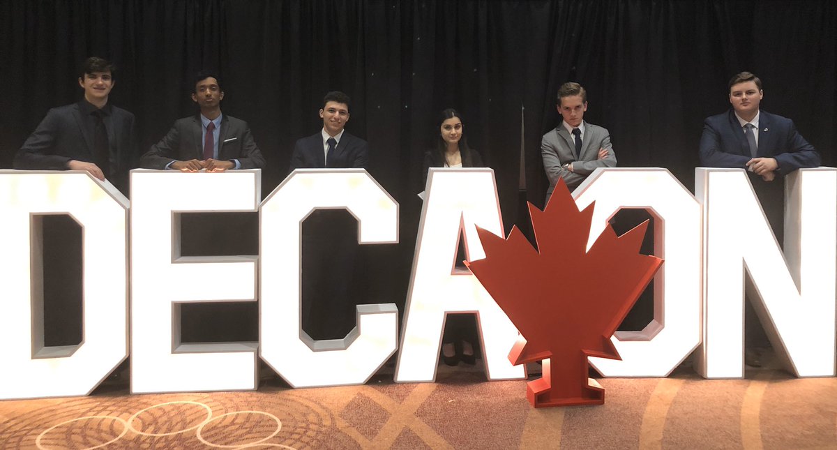 RiaKhosla's tweet photo. St. Thomas Aquinas takes on Deca Provincials! I couldn’t have wished for a better way to wrap up my Deca experience. Thank you Deca!  @STAOakville @DECAOntario @MancinelliMs https://t.co/tooBxhzIY6