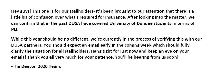 OfficialDeecon's tweet photo. A message for stall holders regarding PLI, if you have any question don't hesitate to Contact us! https://t.co/5xo2alWkxM