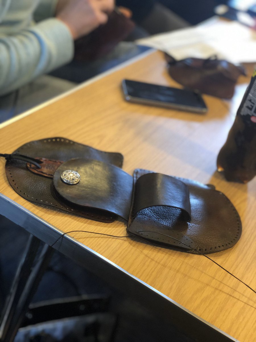 PKCountyComm's tweet photo. Ta-da!!! We made Sporrans! Great fun!!! https://t.co/zla0SxqqUa