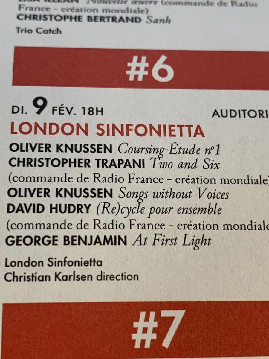 Concert 6 #FestivalPresences ⁦@Maisondelaradio⁩ ⁦@Ldn_Sinfonietta⁩