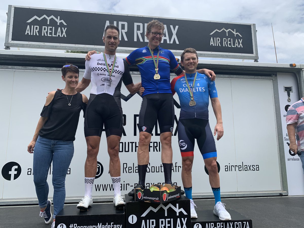 Congrats <a href="/DrjacquesC4D/">DrJacques Van Staden</a> 🦁 3de place finish at Sa Road Champs vets40-44 <a href="/Cycling_SA/">Cycling South Africa</a>