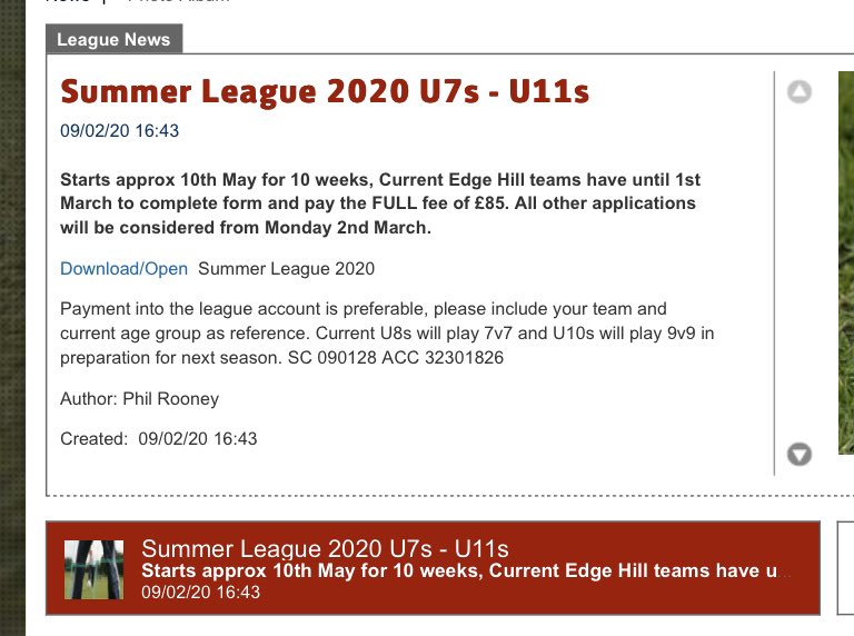 Edge Hill JFL tweet media