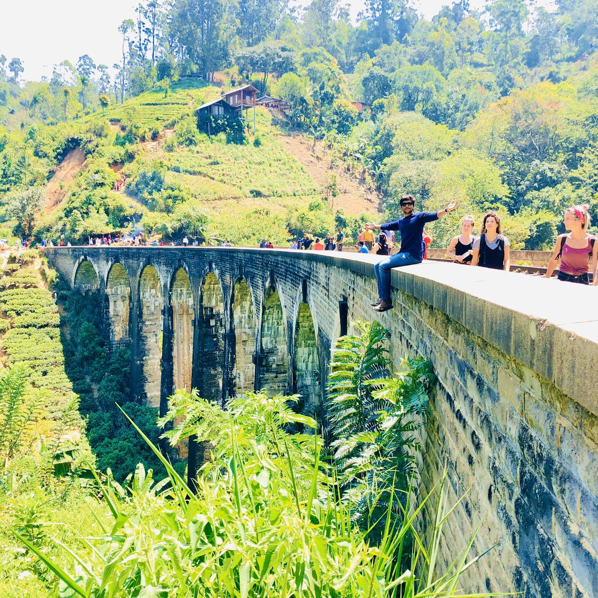 saksivarnan's tweet photo. Visited one of the iconic bridges in Sri Lanka #NineArchBridge this noon! #lka
It’s remarkable artefact placed in between Demodara & #Ella railway stations—The #9ArchBridge, also called the #BridgeintheSky is one of the most outstanding feats of colonial-era railway construction! https://t.co/c3zARps3lB