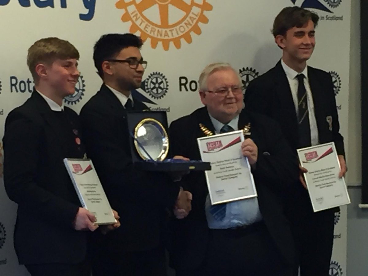 BearsdenDebates's tweet photo. Well done to Sami, Matthew and Lennon for their performance at the West of Scotland final of the Rotary Youth speaks competition, not to mention their commitment in turning up to compete on a Sunday afternoon in mid term holiday! In a close contest, the team finished runners up. https://t.co/Tq4pK8buCE