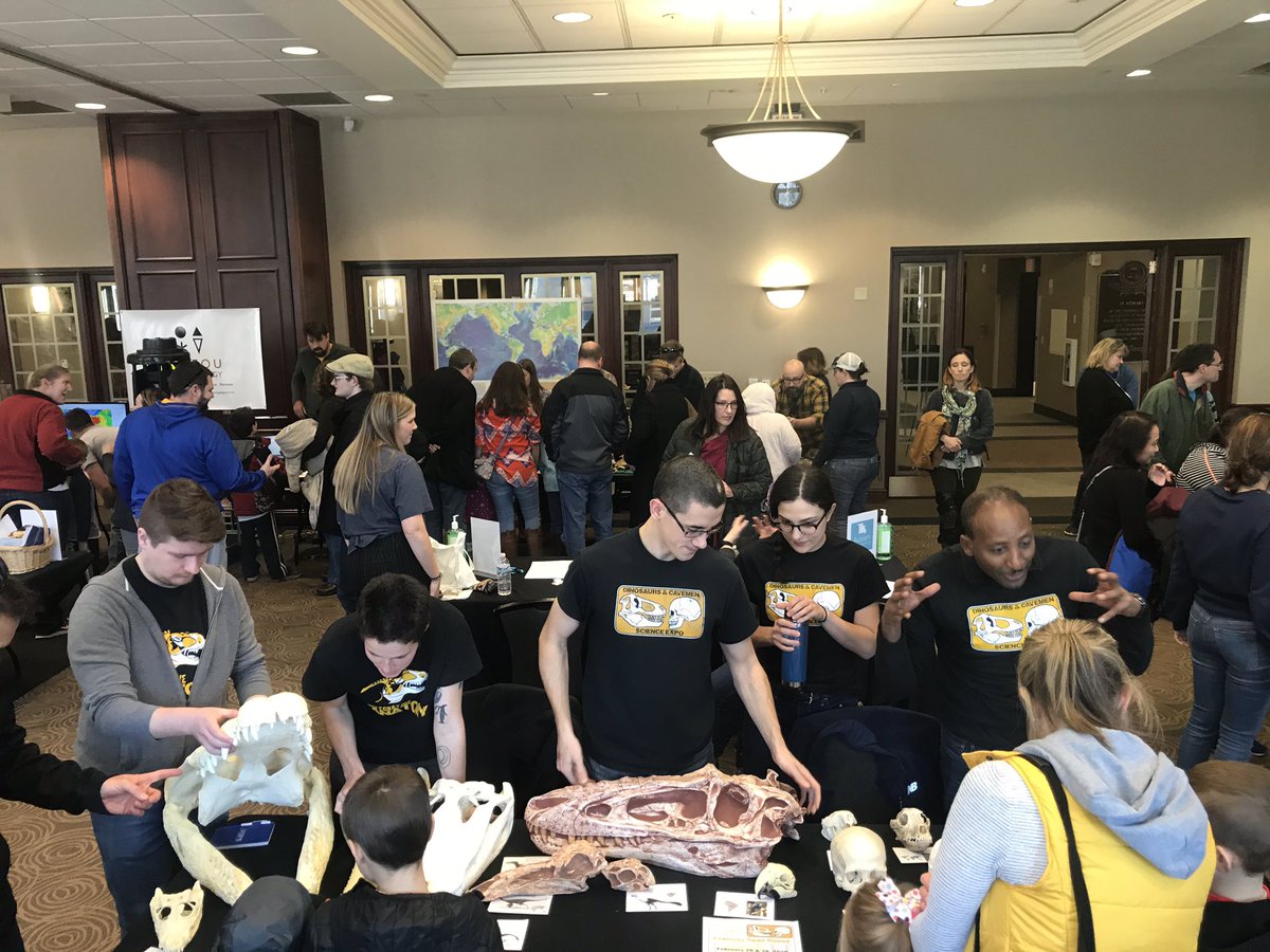 CrocHolliday's tweet photo. Big @AnatomyMizzou fun to be had at @UMConnector and @MUExtension Young Scientists Expo yesterday. Thanks for having us! With @mothertooth @AnatomyGrads https://t.co/Q99tJMoeVA