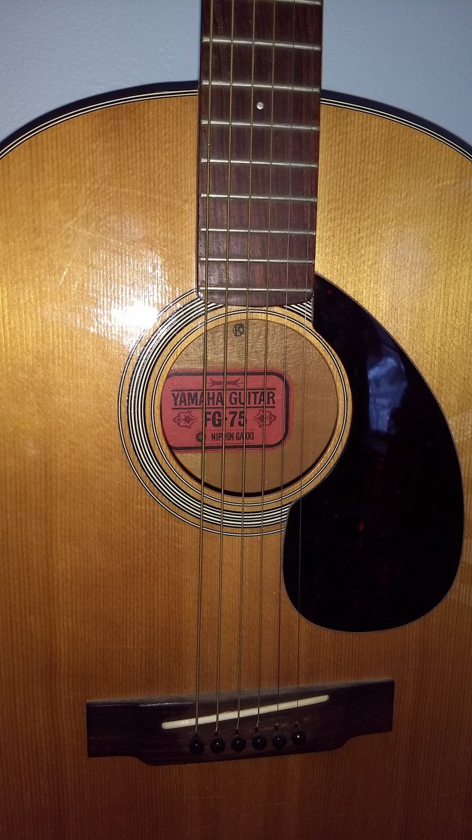 ploss_vocal's tweet photo. @warrenhuart I watched a video of yours recently, singing the praises of 70's Yamaha acoustics. You're not wrong. Here's an FG-75 in my studio for all those sweet tones ❤️ there's a Seagull S6 Original next to it as well. #FG75 #YAMAHA #beautiful https://t.co/9SB98AIi2T