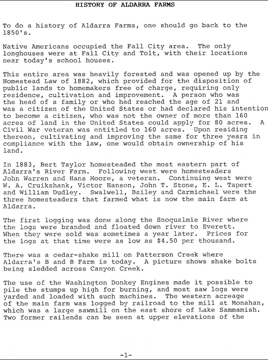 Let’s start the history lesson from the beginning.  Some interest in yesterday’s post, so here is page 1.  Will release the rest of the history over time.