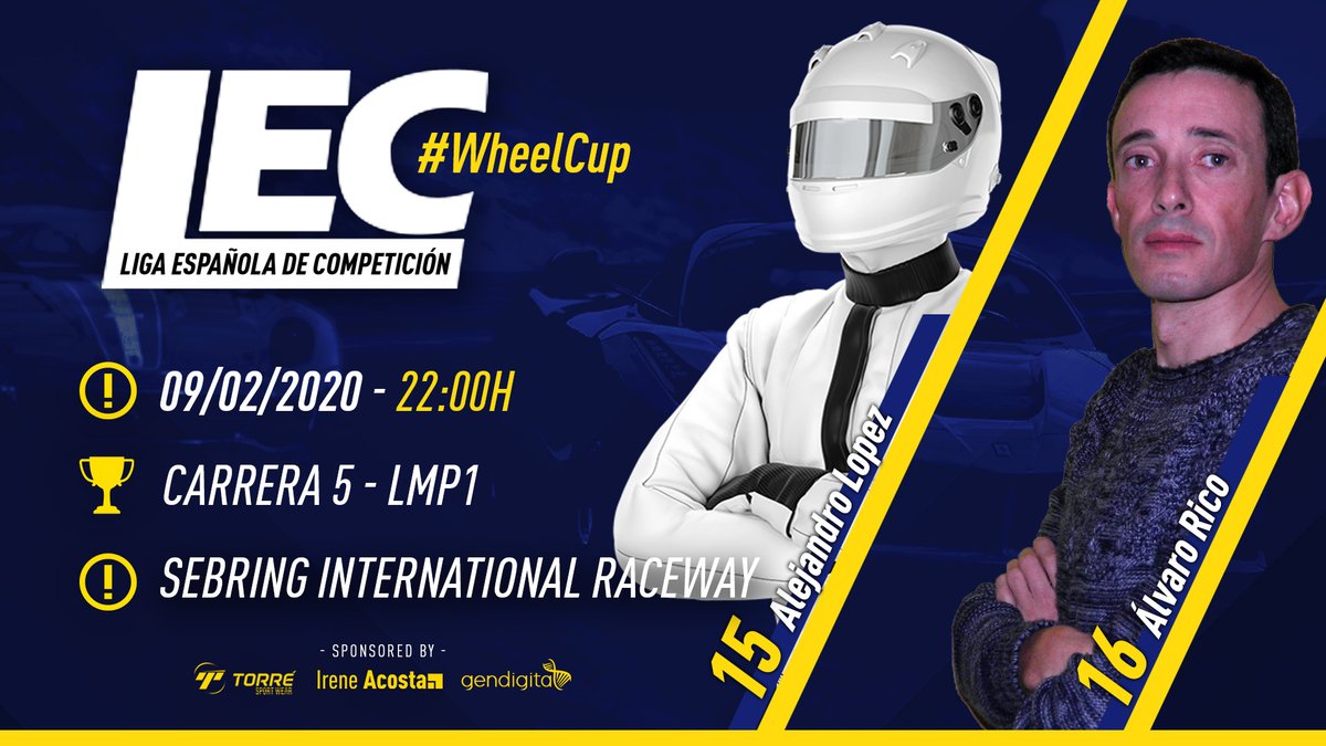 FC_Returned's tweet photo. #SimRacing 🏎️
Empieza hoy la fase WEC #WheelCup de @lecesports🏁
A los mandos del Toyota TS050 Hybrid tenemos a
➡️ @AlexLopezF1
➡️ @rgasport28
¡Con muchas ganas de comenzar esta fase! 💪
#WeReturned 🐺 https://t.co/mSBlSJxYo5