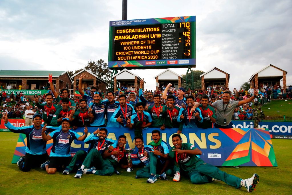 cricketworldcup's tweet image. Champions.

#U19CWC | #INDvBAN | #FutureStars