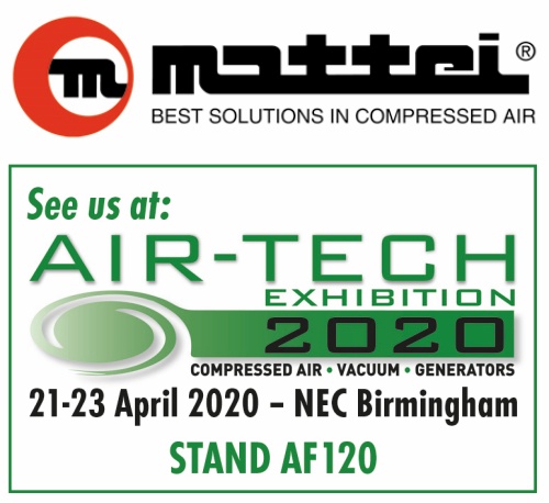 We are delighted that <a href="/matteiuk/">Mattei Compressors</a> will be joining us at Air-Tech Exhibition 2020.
If you would like to exhibit visit our website for more details
🌍 bit.ly/AirtechExpo
#AirTechExpo2020 @hpmag <a href="/AndrewJell1/">Andrew Jell</a>