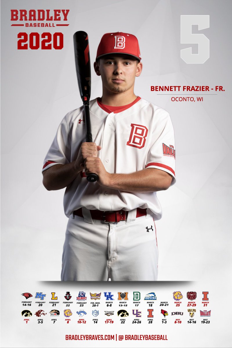 🅱️⚾️🗓 5 DAYS

One of eight freshmen on the 2020 roster, Bennett Frazer (#️⃣5️⃣) set the Oconto High School baseball records for career stolen bases and runs scored. He also earned 1st-team all-league as a football WR and DB in 2019.

#CountdownToTheOpener