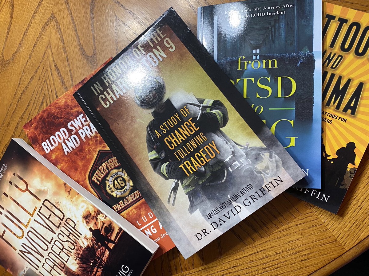 dmaize70's tweet photo. Picked up some new reading materials. I’ll be making recommendations soon! Inspired by those who rise up from tragedy, take ownership, and strive to make things better. ⁦@KCMOFireDept knows this all too well. ⁩ @mu_frti @OnAMissionLLC https://t.co/0GJShrrARn