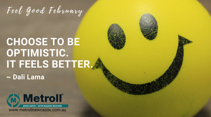 MetrollNew's tweet photo. Choose to be optimistic. It feels better. ~ Dali Lama 🙌

#feelgoodfebruary #randomactsofkindness #positivevibes https://t.co/GwfSEJBCgz