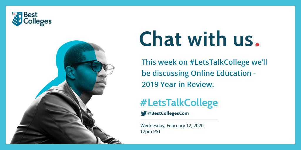 How are schools and future alumni viewing #OnlineDegrees today? Chat with us on this week's #LetsTalkCollege. See you guys virtually Wednesday at 12 pm PST!