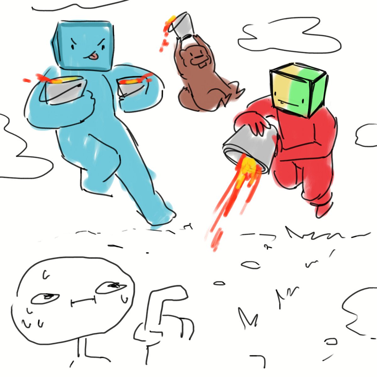 stupfid sketches 
I CANT DRAW HANDS ._. 