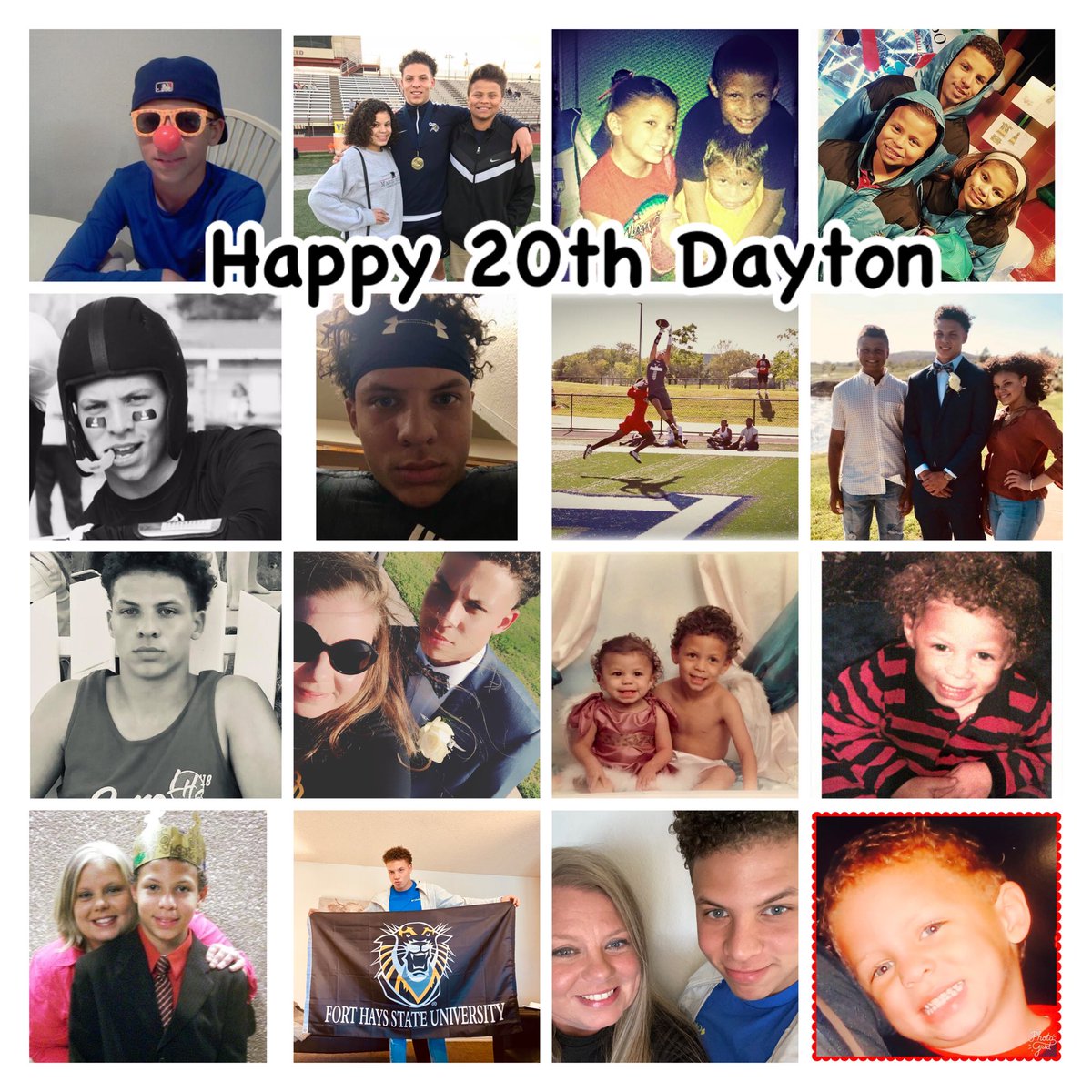 jenny_dubs's tweet photo. What can I say... You are no longer a teen😥 Happy 20th SON!! I love you more than life itself! Miss and love you like crazy😘 To the moon and back; infinity &amp; beyond
-Mom 💙. @_DaytonDubs_ https://t.co/TXli0puaVr
