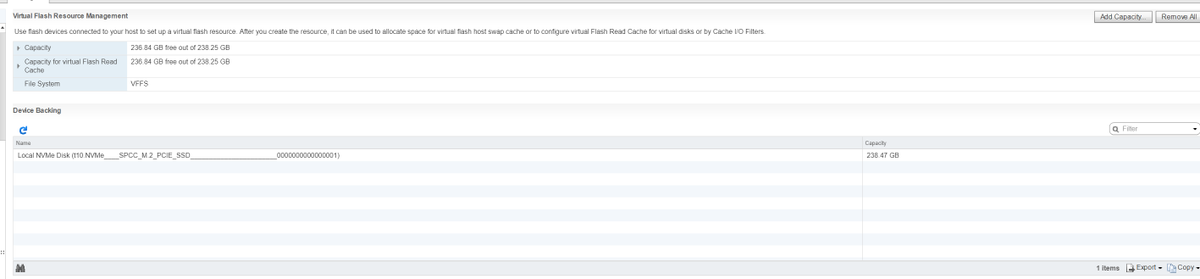 InTheShadaux's tweet image. Testing #VFlash on the new #ESXI host. Working on configuring the switches for #10Gb! Excited to get this all mocked up!