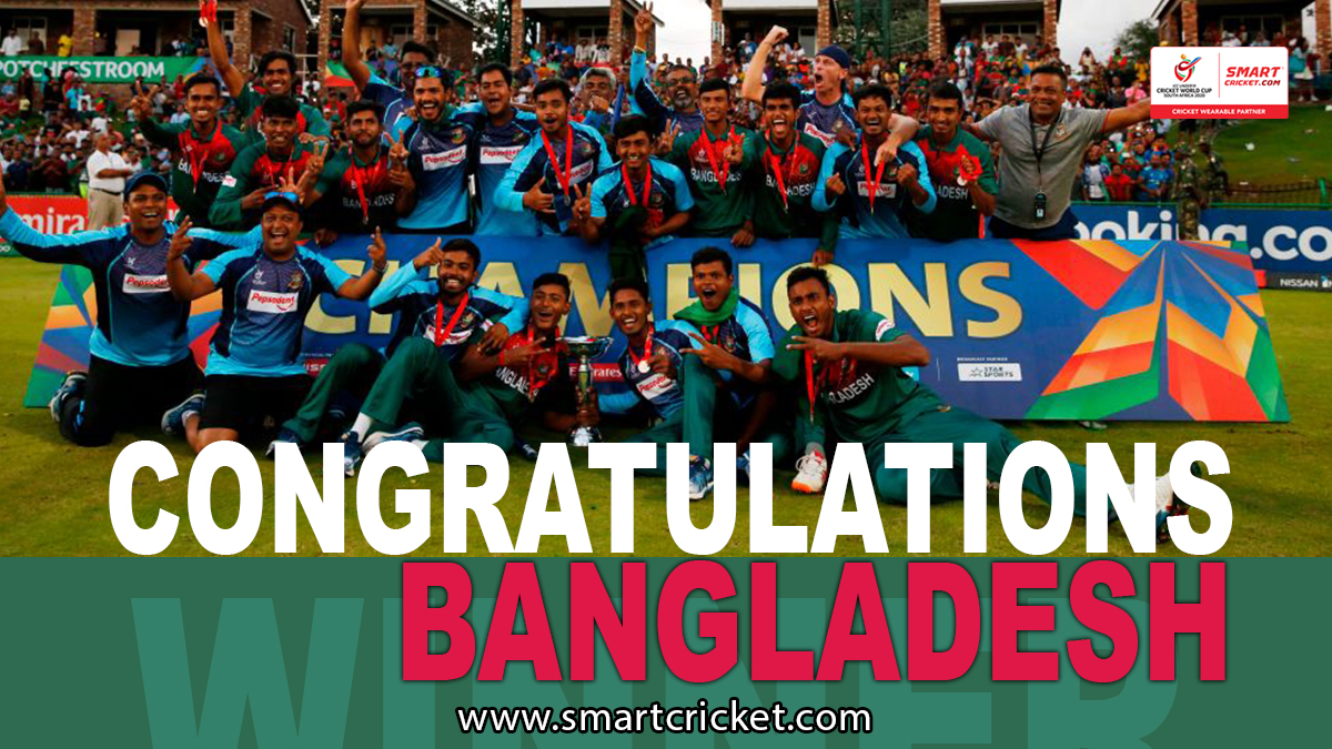 Smartcricket Com Congratulations Bangladesh Winners Of The Icc U19 Cricketworldcup South Africa Smartcricket Batsense Winners Champions U19cwcfinal U19cwc T Co Fuku993rzk Twitter Smartcricket Com Congratulations Bangladesh Winners Of The Icc U19 Cricketworldcup South Africa Smartcricket Batsense Winners Champions U19cwcfinal U19cwc T Co Fuku993rzk Twitter