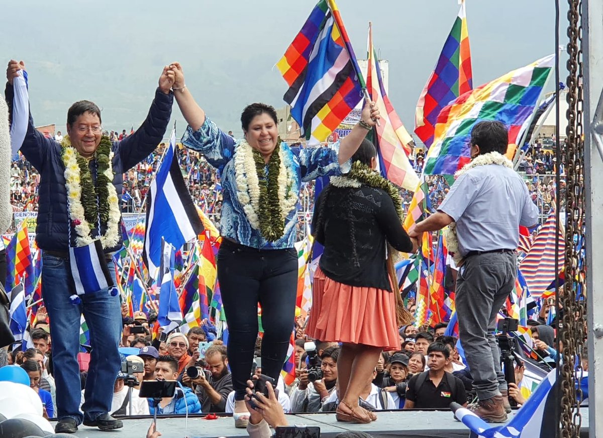 LuchoXBolivia's tweet photo. Con unidad, llevaremos a la victoria nuestro proceso de cambio, el próximo 3 de mayo.
¡Kawsachun Cochabamba! Kawsachun Sacaba! ¡Kawsachun MAS-IPSP! 
#BoliviaMereceMAS https://t.co/WRT0Djk3Xp