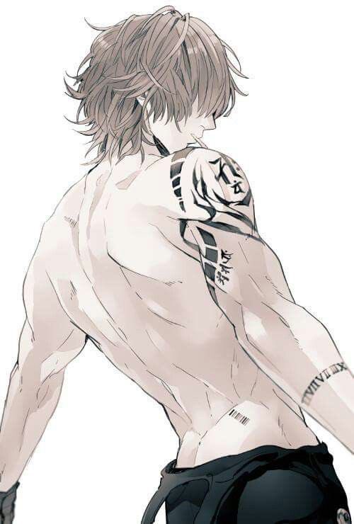 #SeductiveSunday 
While it’s only a temporary tattoo, he wouldn’t mind he tying the real one if his wife liked it.