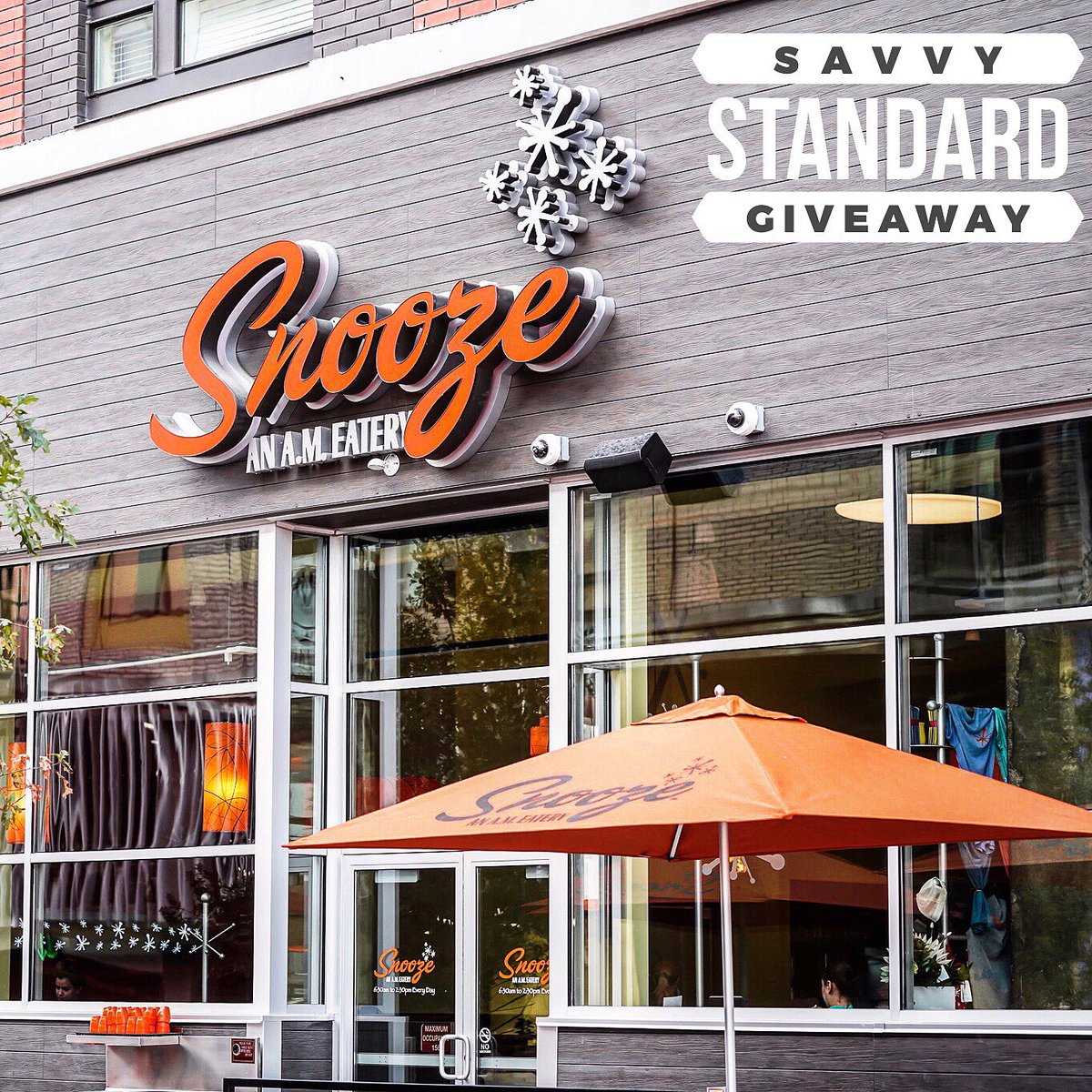 We are giving away a $100 gift card to <a href="/SnoozeAMEatery/">Snooze An A.M. Eatery</a>!

Enter Here: instagram.com/p/B8WwOQojLy0/…

#LiveLifeSavvy