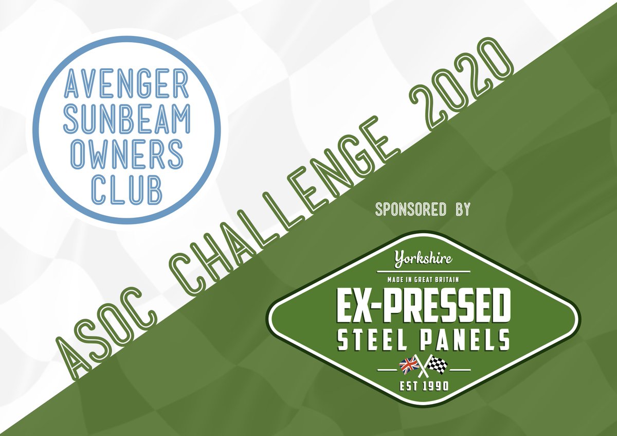 TheSunbeamLotus's tweet photo. All competitors in this years ASOC Challenge sponsored by @ExPressedSteel please get your results in ASAP!
#asocchallenge #avenger #sunbeam #avengergt #sunbeamti #avengertiger #sunbeamlotus #avengerbrm https://t.co/DL9yP3yl4Q