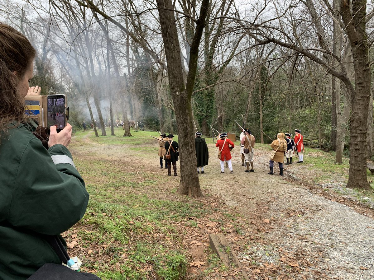 chipvanalstyne's tweet photo. An excellent Revolutionary Day in Washington, GA to honor patriots of the Battle of Kettle Creek. @georgiasocsar @NSSAR1889 @TodaysDAR We had a parade, lots of musket salutes and I was among those who presented a wreath on behalf of @Forsyth_SAR https://t.co/1yiu9nHyKK
