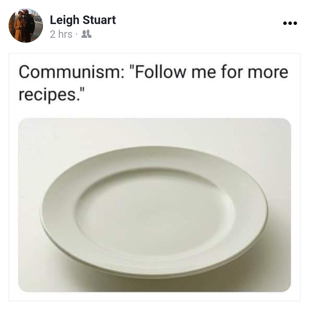 GilletteMachNo's tweet photo. because nobody is going to bed hungry under capitalism 😒😒😒 https://t.co/3zhPehGSSK