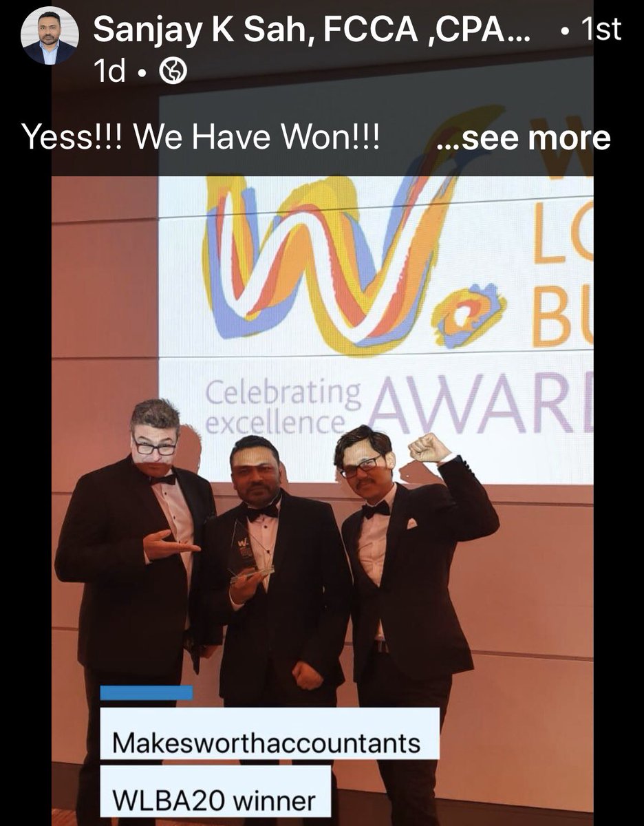 EalingBizExpo's tweet photo. Excellent news! #EalingBizExpo 2019/2020 exhibitor, @MakesworthAcc, won the “Finance Business of the Year” category at the @WestLBusiness #wlba20 awards ceremony on Friday.
Proud to have Sanjay and team as part of our #Expocommunity https://t.co/tIMczPt1ag