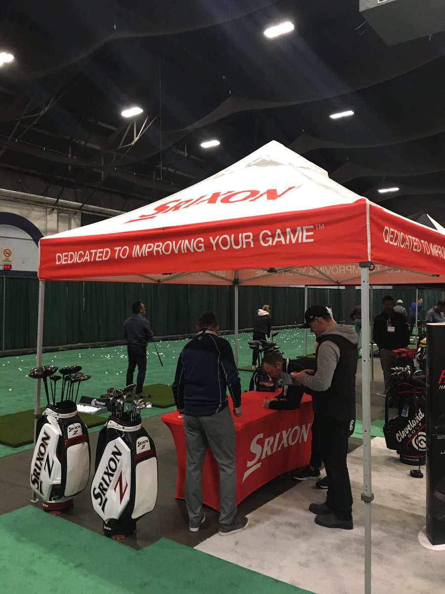 Final day @VanGolfExpo test out the latest and greatest in gear <a href="/SrixonGolf/">Srixon</a> is in the house!