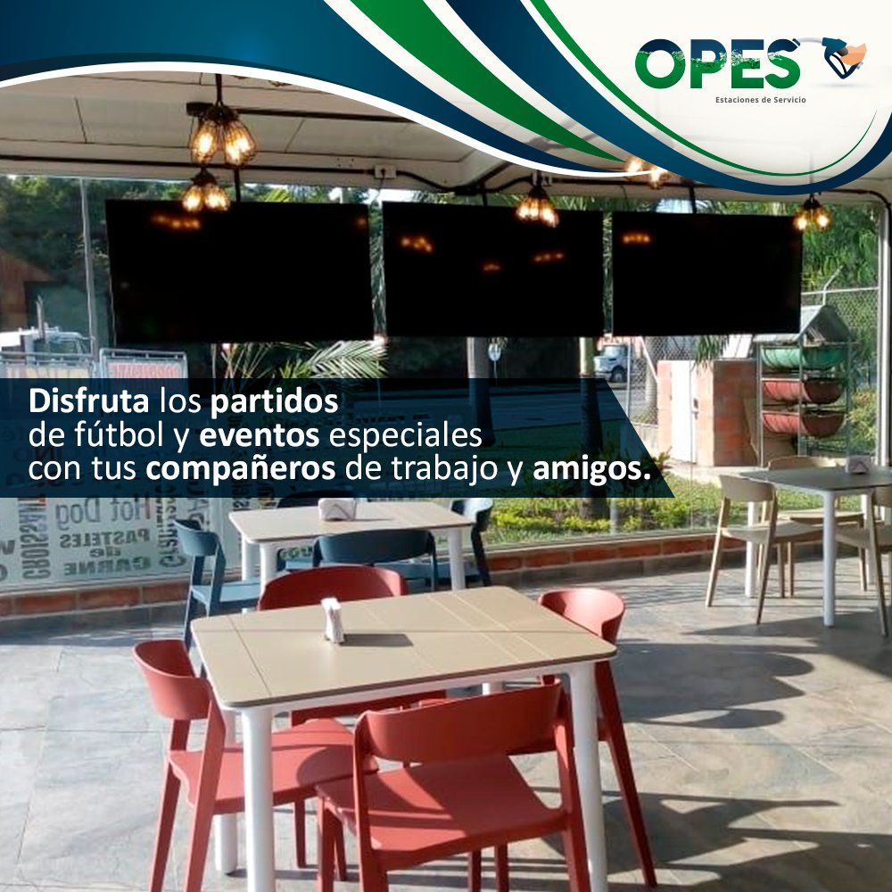 Opesltda's tweet photo. Ampliamos nuestro Tmarket de la Estación Terminal Logístico. Disfruta los partidos de fútbol y eventos especiales con tus compañeros de trabajo y amigos. ¡Te esperamos! #EstaciónDeServicio https://t.co/7q806owhwZ
⛽ Opes Terminal Logístico
Dirección: KM 6 Via Cali – Yumbo. Lote 1 https://t.co/WINcbTnQl4