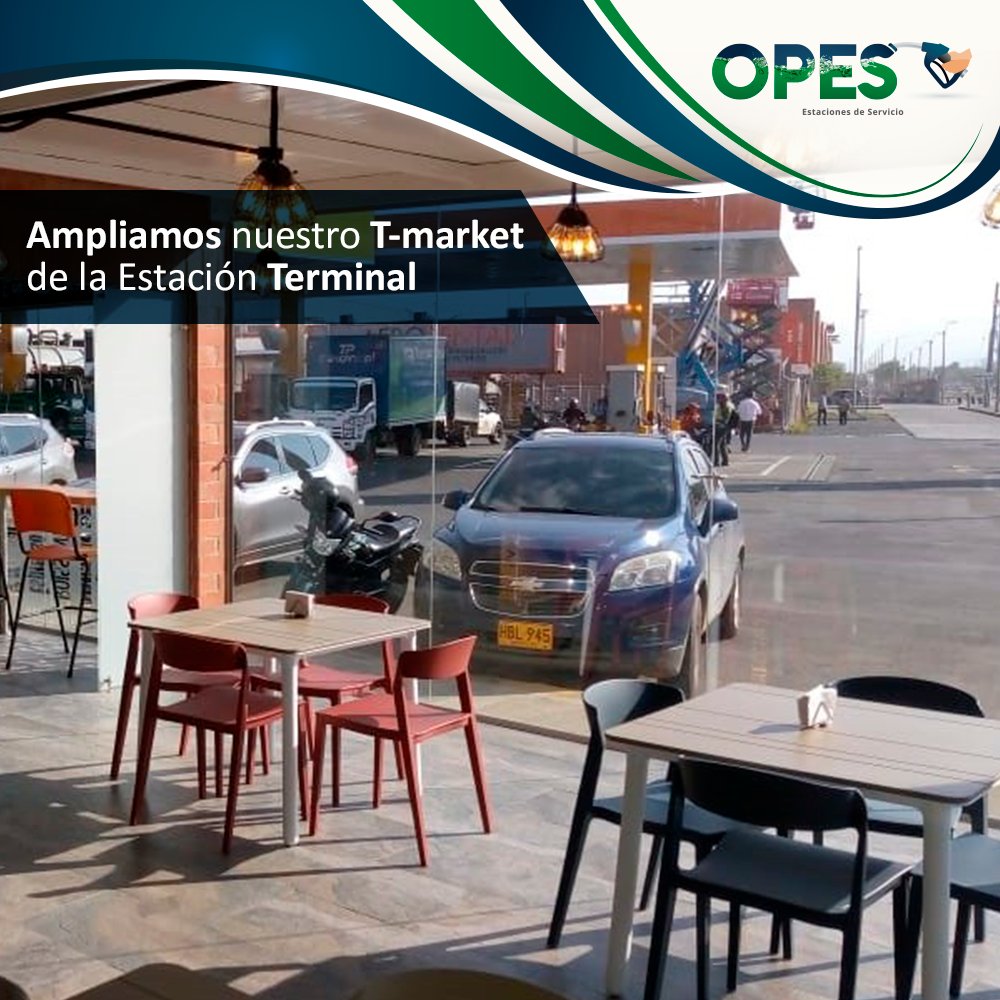 Opesltda's tweet photo. Ampliamos nuestro Tmarket de la Estación Terminal Logístico. Disfruta los partidos de fútbol y eventos especiales con tus compañeros de trabajo y amigos. ¡Te esperamos! #EstaciónDeServicio https://t.co/7q806owhwZ
⛽ Opes Terminal Logístico
Dirección: KM 6 Via Cali – Yumbo. Lote 1 https://t.co/WINcbTnQl4