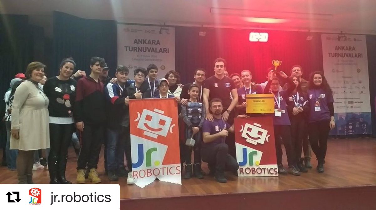 Jr.Robotics (@jr_robotics) on Twitter photo Bugün de <a href="/Jr_robotics/">Jr.Robotics</a> Ankara Şubemiz ulusala kalmayı başardı. 🏆🏆🏆 Bekle bizi İzmir. #firstlegoleague #bilimkahramanlarıbuluşuyor Bugün de <a href="/Jr_robotics/">Jr.Robotics</a> Ankara Şubemiz ulusala kalmayı başardı. 🏆🏆🏆 Bekle bizi İzmir. #firstlegoleague #bilimkahramanlarıbuluşuyor