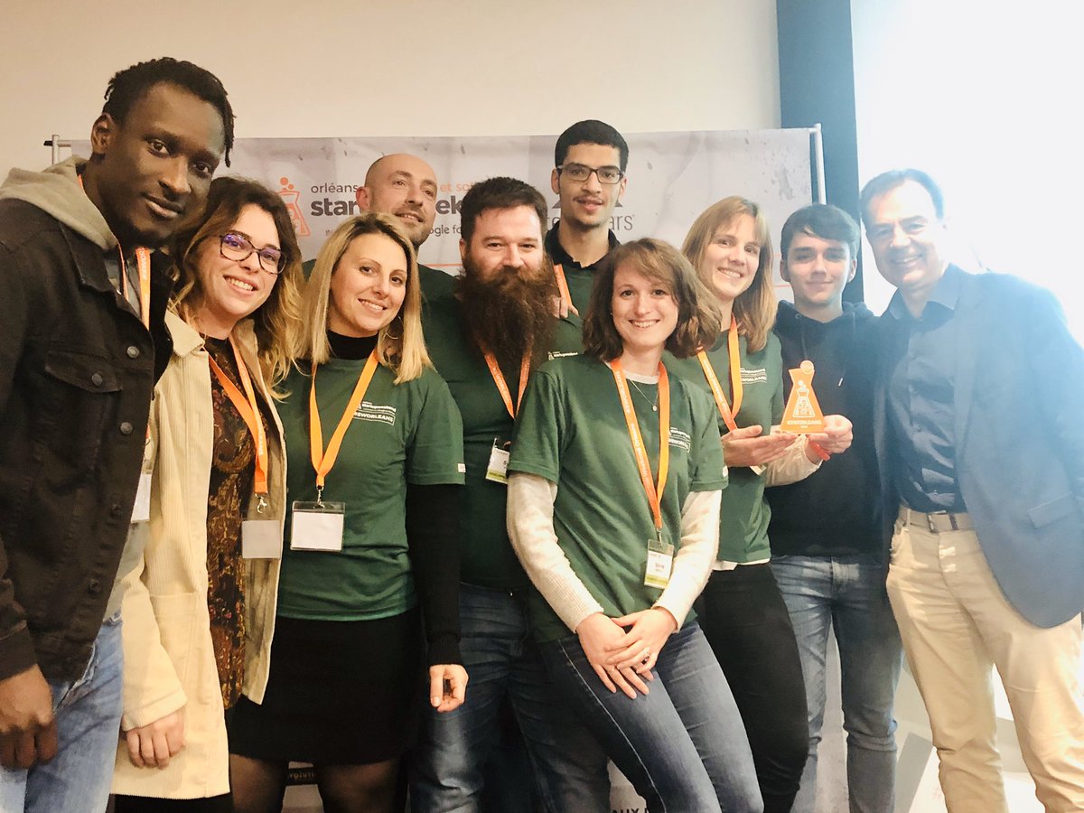 SWOrleans's tweet photo. 2ème prix : Mamie Cooks ! 

#SWOrleans #StartupWeekEnd #ESS #TechLoireValley #startup https://t.co/IEJQxJO6r7