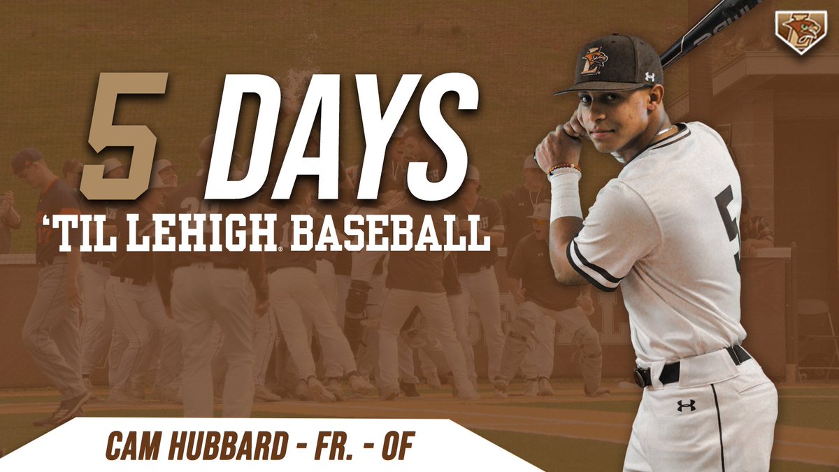 LehighBaseball's tweet photo. 5️⃣ days!! A local product of Easton, Hubbard is an exciting addition to the Mountain Hawks' roster for 2020. In 2019, Hubbard hit .412 with 26 hits, three doubles, three triples and two home runs, named 1st Team EPC All-Area and 1st Team @mcall All-Area selection. #GoLehigh #RTTR https://t.co/FgsuqSrCgQ