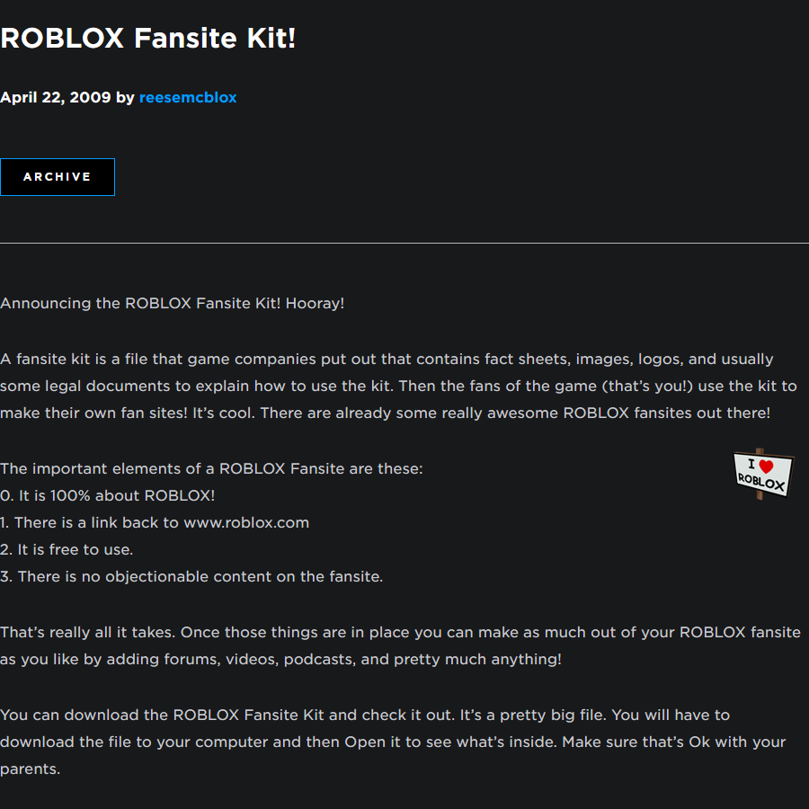 Ivy On Twitter So Last Night I Was Digging Around Reading Old Roblox Stuff And Stumbled Upon A Couple Mentions Of A Fansite Kit Back In 2009 I Was Curious What Was - how to play roblox on wayback machine