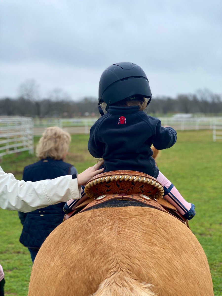 BloomRacing's tweet photo. Our adorable fan Sadie sported her #BloomRacing gear today while riding Jack the pony. 🐴❤️ https://t.co/N6Ib8EaHDC