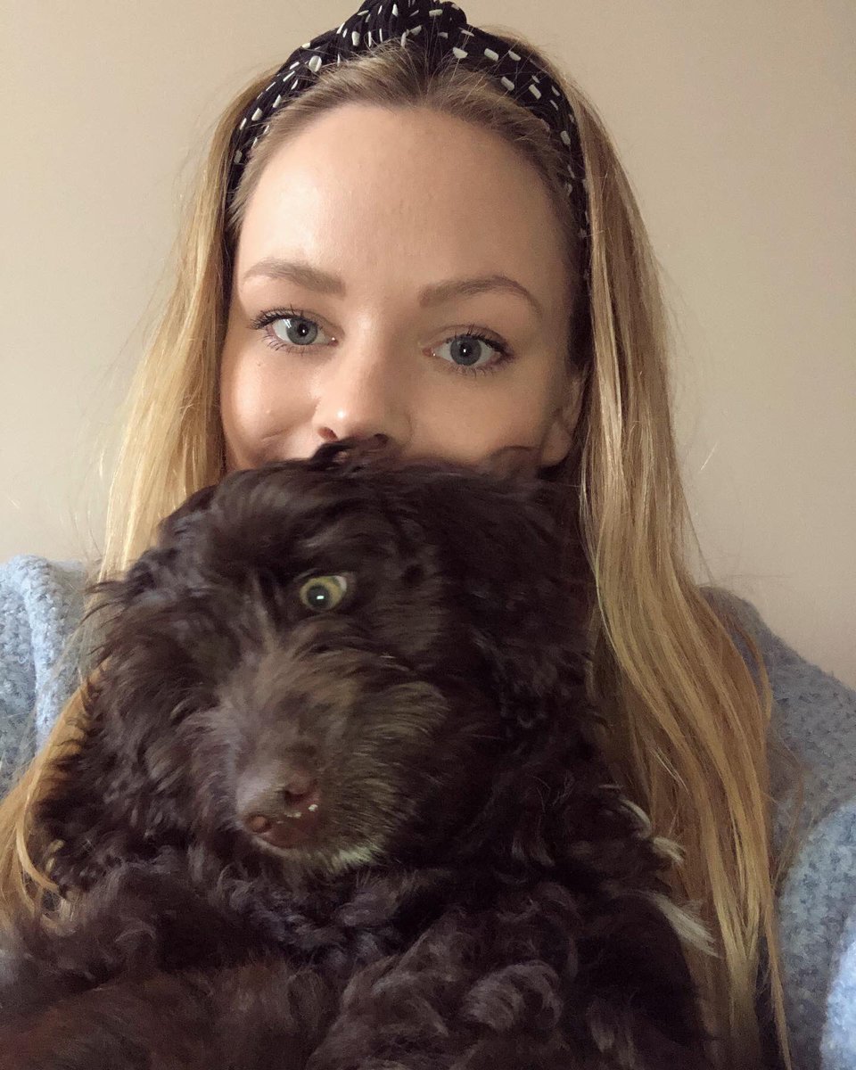 shaeleigh_'s tweet photo. 8 weeks vs 15 weeks 💙 #love my pup https://t.co/RfWphqM4xY