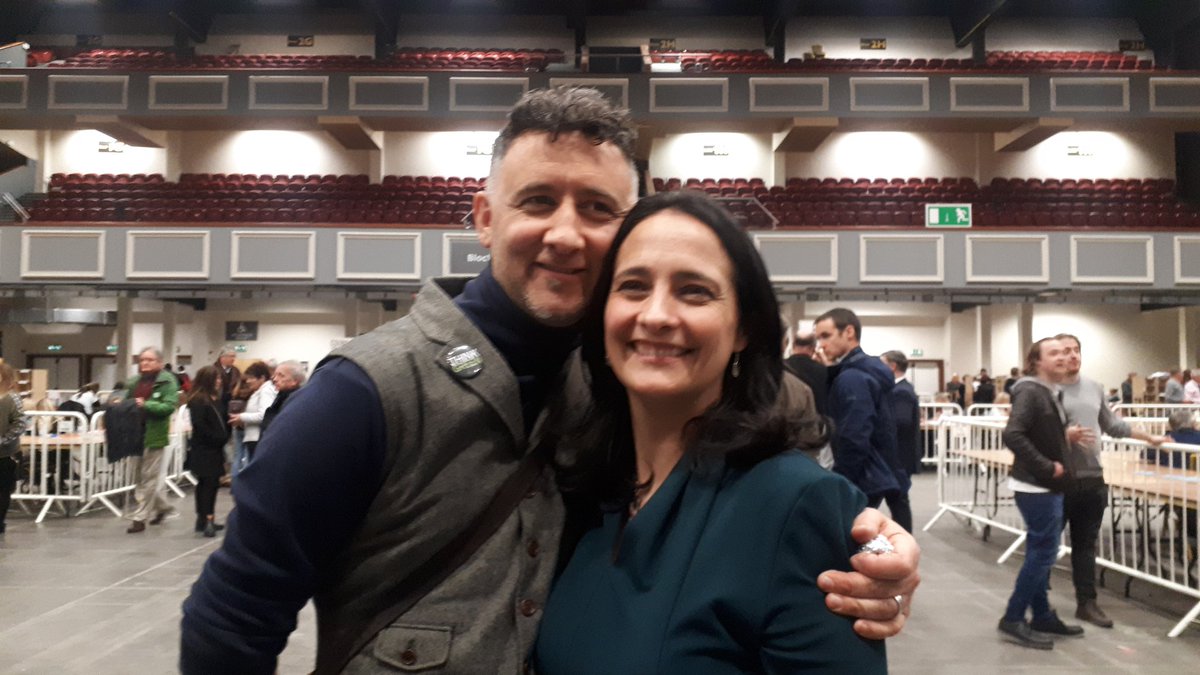 So proud of my wife <a href="/cathmartingreen/">Catherine Martin</a>, who topped the poll in #DublinRathdown <a href="/greenparty_ie/">Green Party Ireland</a>