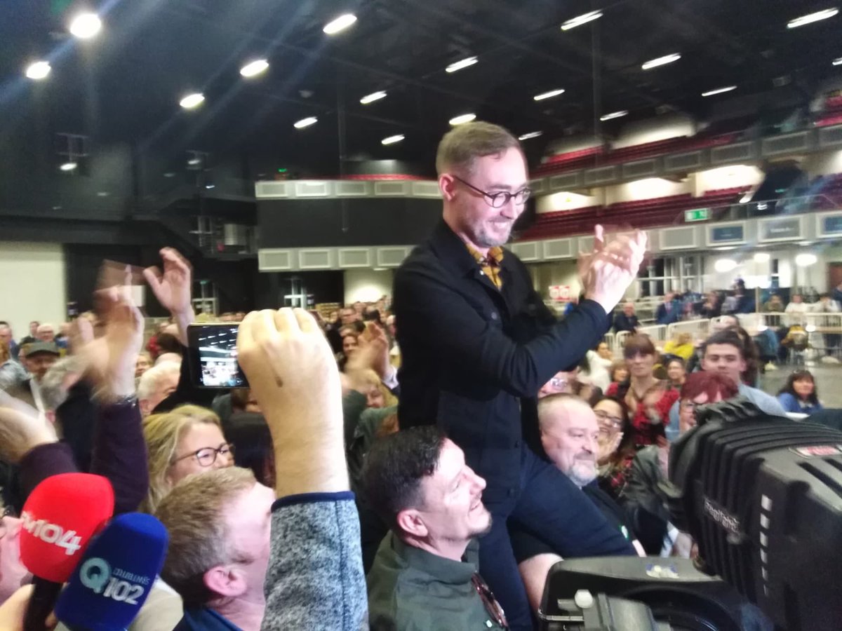 EOBroin's tweet photo. Honoured to have been re-elected as a TD for Dublin Mid West along with my great comrade @Wardy1916 . 

To the voters who have put their trust in me I promise not to let you down. It’s time for change, for a better Ireland for all. #GE2020 https://t.co/ddCrFWI0LD