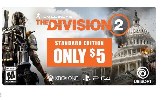 gamestop division 2 xbox one