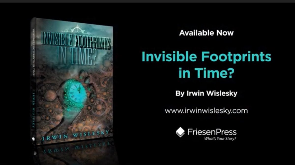 #ScienceFiction #TimeTravel  #Spirituality 

INTRODUCING
A New Time Travel Adventure Novel

Follow Maxine Samuels as she engineers a unique way to time travel by combining spirituality with modern science.

“Invisible Footprints in Time?”
By Irwin Wislesky
amazon.ca/gp/aw/d/152556…