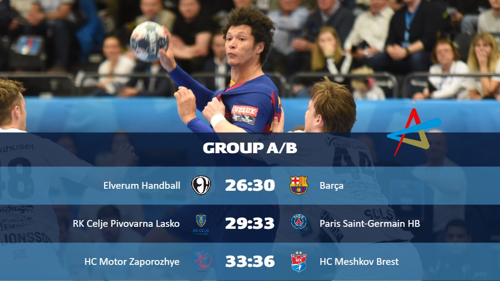 Ehf Champions League On Twitter Results Three Clashes Today In