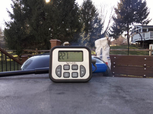 bigjohnsESP8266's tweet image. Grill temperature at 15:30:01