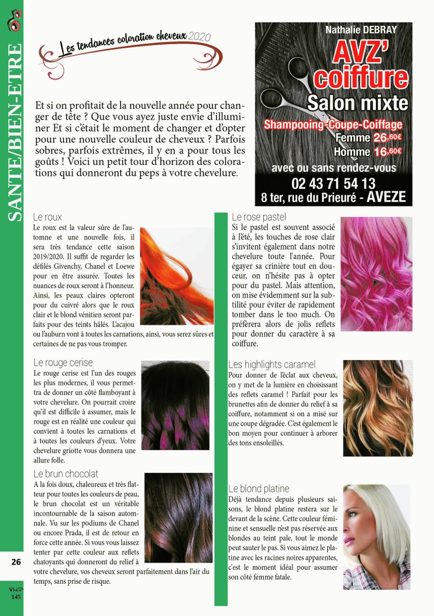 ValdHuisnePubli's tweet photo. La Coiffure dans tous ses états, tendances 2020 #cheveux #sante #chutecheveux #pollution #heredite #lavagecheveu #nopoo @stephaniebouloux @melaniefindlay @coiffnonstop #nogentlerotrou #lafertebernard #ceton #coloration #aveze72
https://t.co/LSzyBzsh7d https://t.co/3a9iP7Wdg1