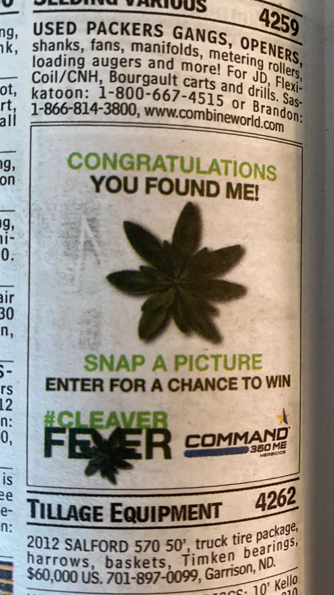 #cleaverfever <a href="/FMCAgCanada/">FMC Ag Canada</a>